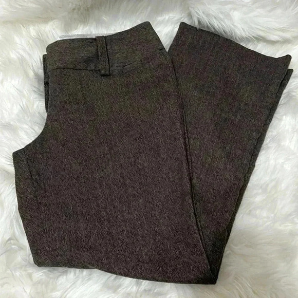 Maurices Brown Flared Leg Dress Pants (size 7/8 short) - Picture 1 of 7